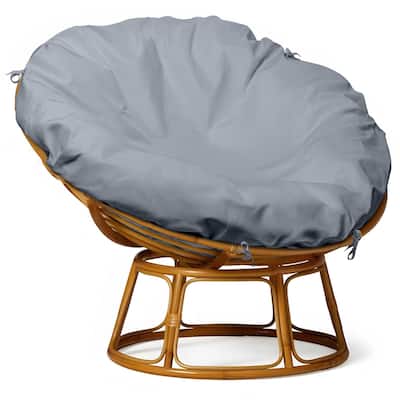 Waterproof Cushion Cover - Oxford Fabric with Zipper, 55"x55" Indoor/Outdoor Protector, Gray - 50''x50"
