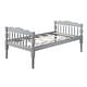 preview thumbnail 21 of 25, Classic Rectangular Design Twin over Twin Bunk Bed