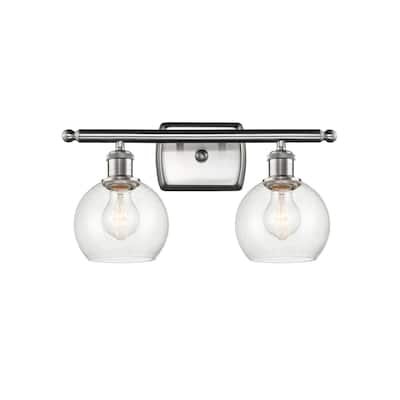 Innovations Lighting 516-2W-9-16 Athens Vanity Athens 2 Light 16" Wide