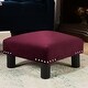 preview thumbnail 96 of 130, The Curated Nomad Stardust Square Upholstered Footstool Ottoman