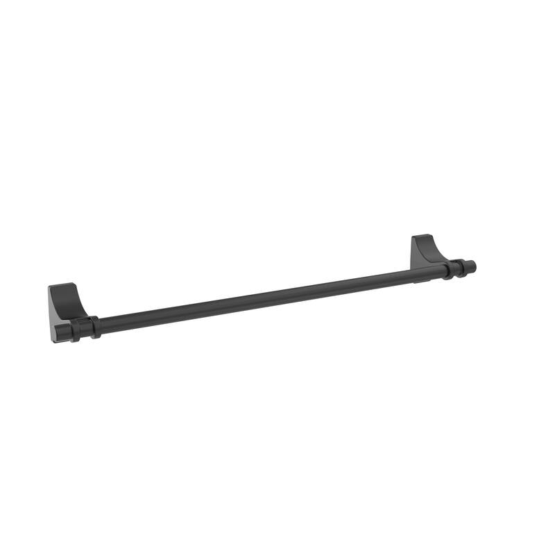 Amerock Davenport Bathroom Towel Bar - 18" - Matte Black