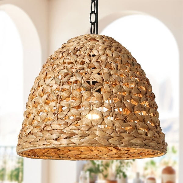 Bamboo cage isla pendant shade best sale