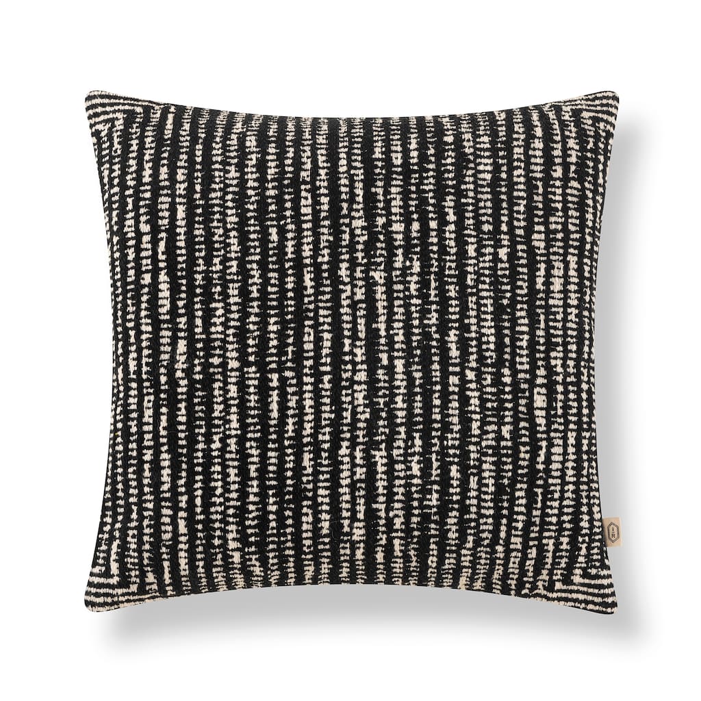 Indigo Road by Egypt Sherrod Remel Abstract Cotton Rich 1-Piece Decorative Pillow