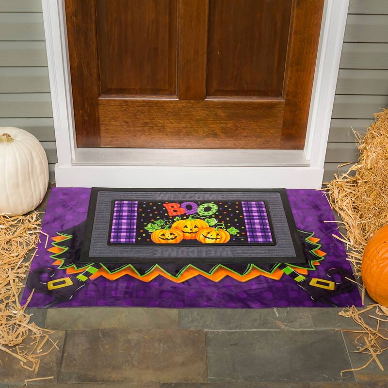 Witch 42 in. x 26 in. Peeper Layering Door Mat - Multi-Color