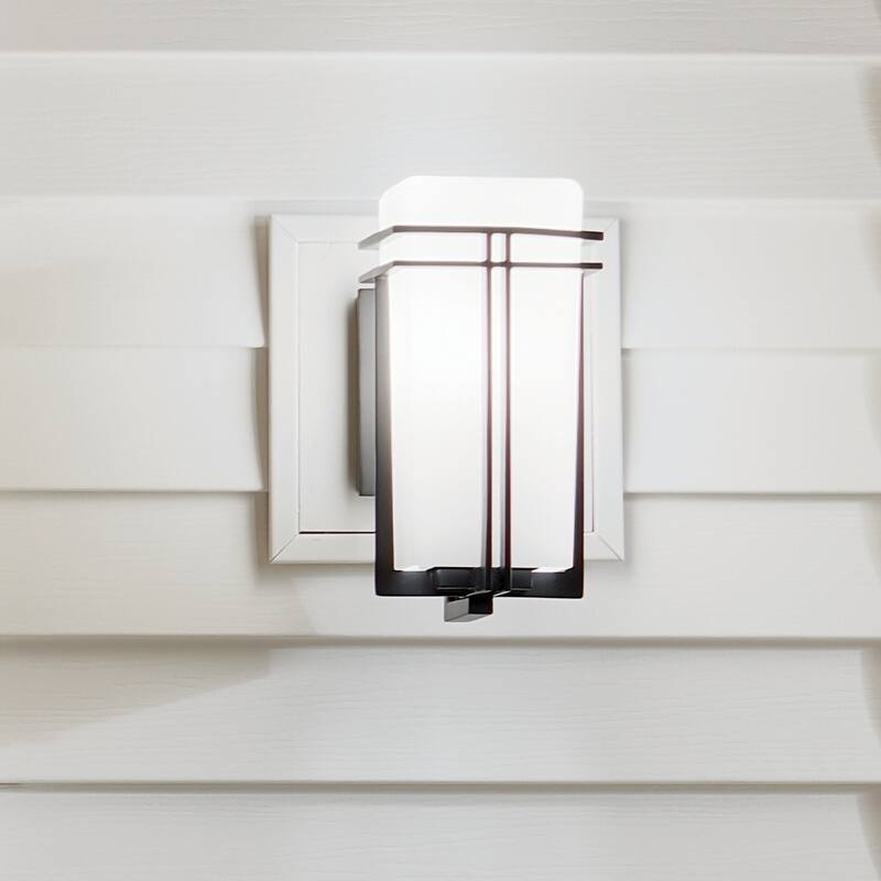 Kichler Lighting Tremillo Collection 1-light Black Outdoor Wall Lantern