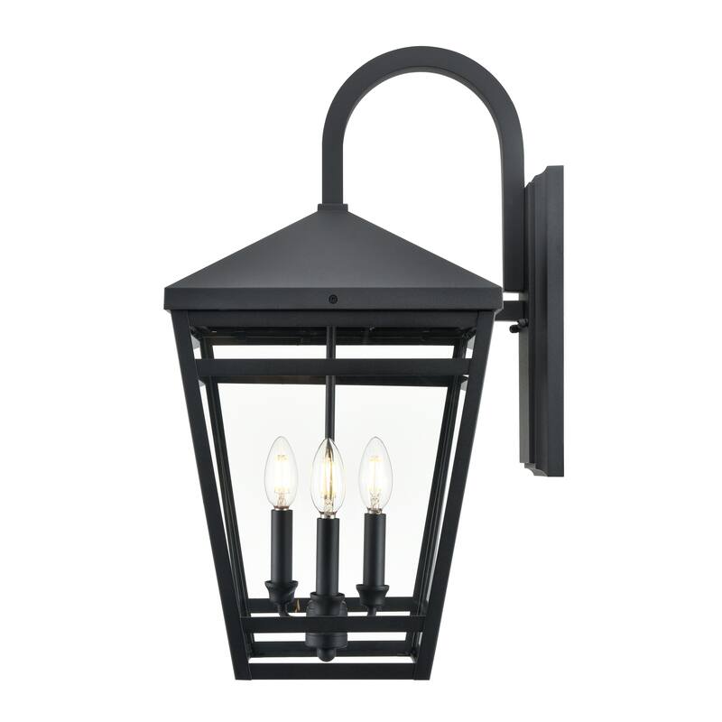Seager Outdoor Wall Sconce Textured Black - Textured Black