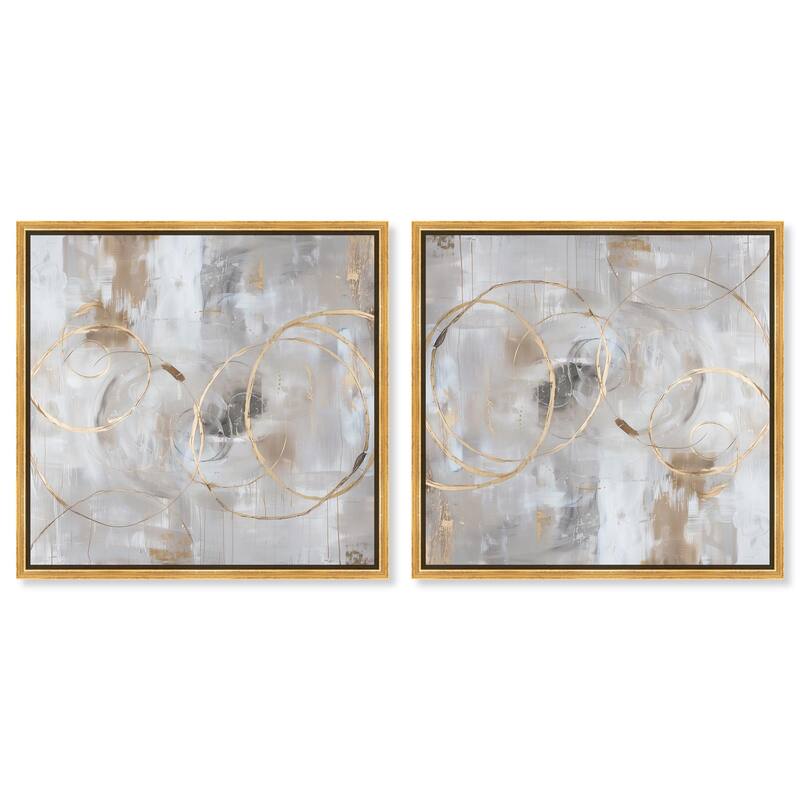 Sangria Drink Canvas by Art Remedy - 16" x 24" - Gold