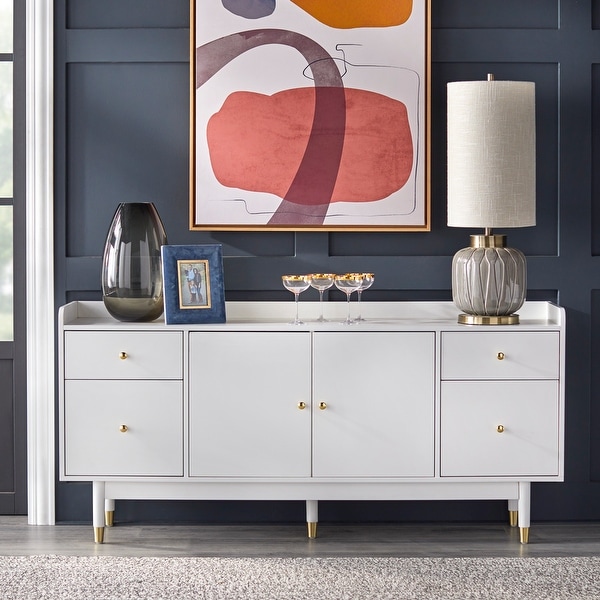 Mid century top white buffet