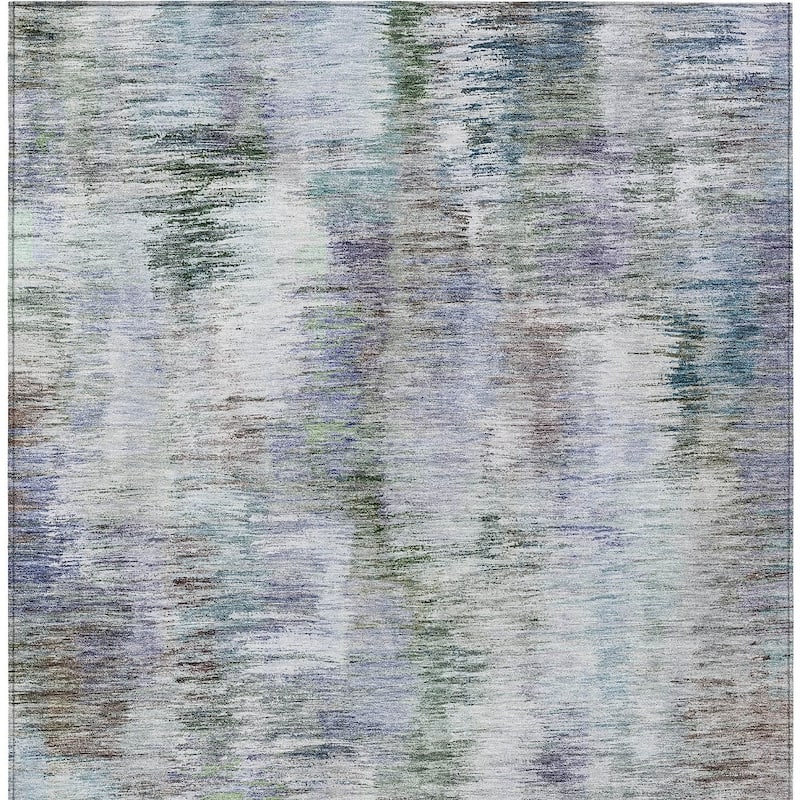 HomeRoots Abstract Transitional Rectangle Outdoor Rug