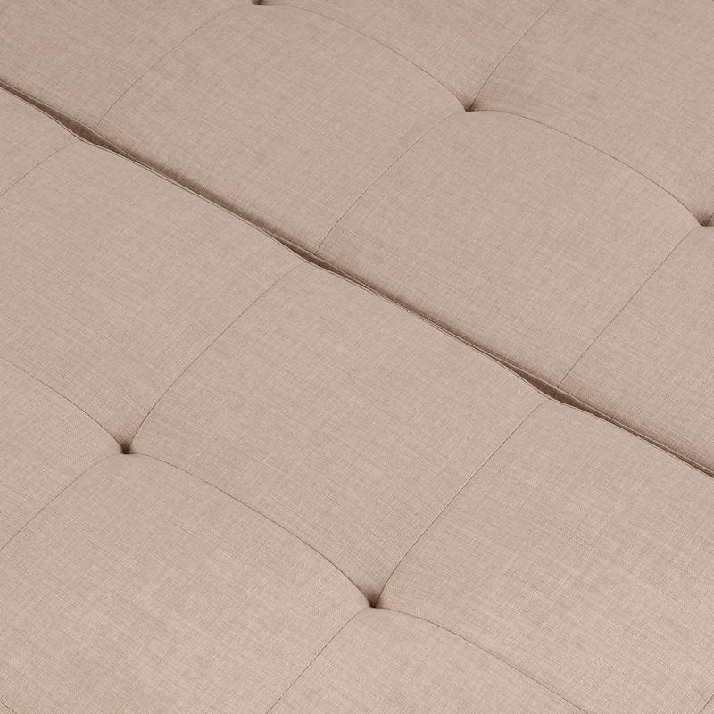 Atkinson Transitional Linen Split-top Storage Cocktail Ottoman by Furniture of America