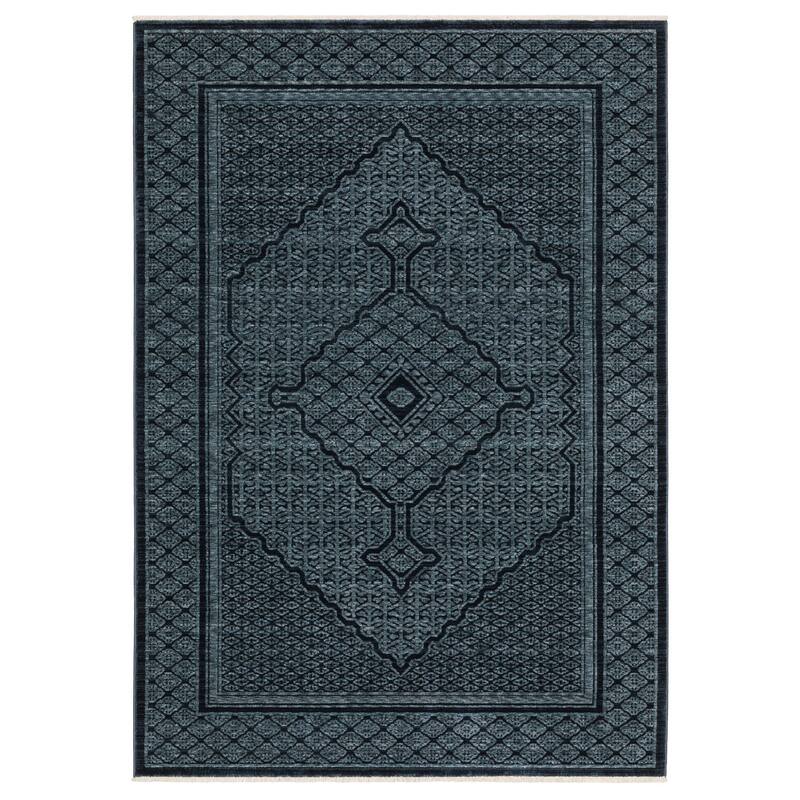 HomeRoots Medallion Traditional Runner Area Rug