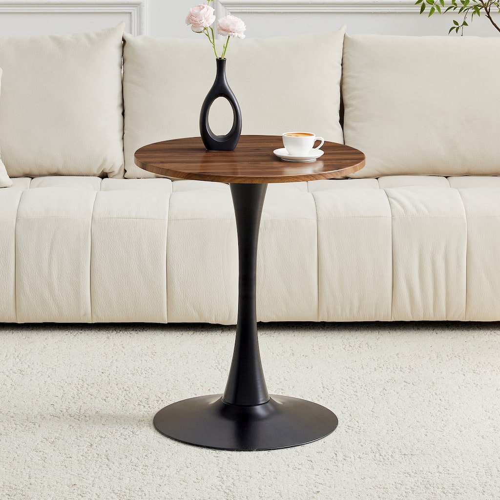 Round Tulip Dining Table, Kitchen Table with Thickened Tabletop, Bistro Table Circle Table Coffee Table