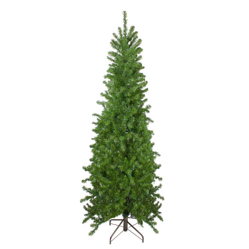 Canadian Pine Artificial Pencil Christmas Tree - 7.5' - Unlit