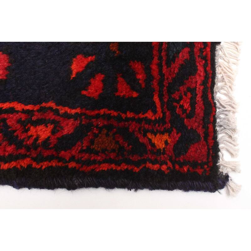 ECARPETGALLERY Hand-knotted Andelz Navy Wool Rug - 4'7 x 7'5