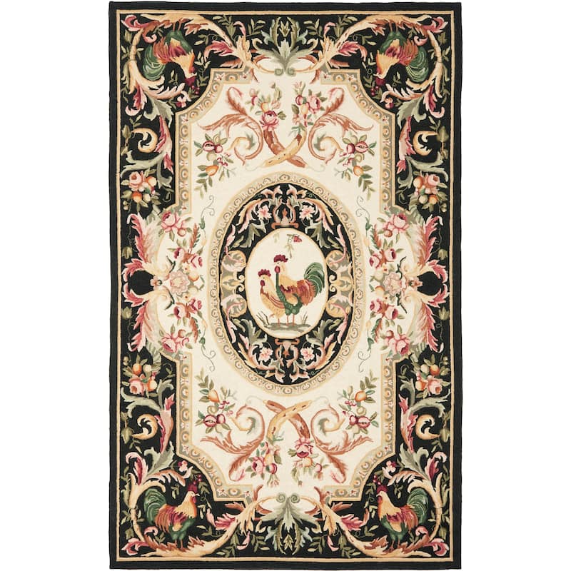 SAFAVIEH Handmade Chelsea Myranda French Country Rooster Wool Rug