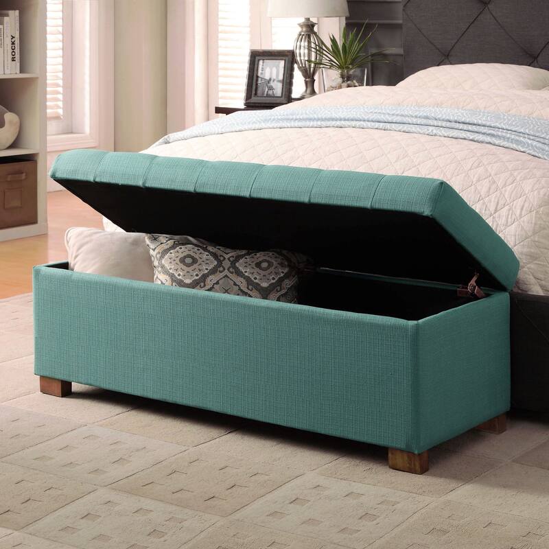 Porch & Den Lacey Tufted Storage Bench