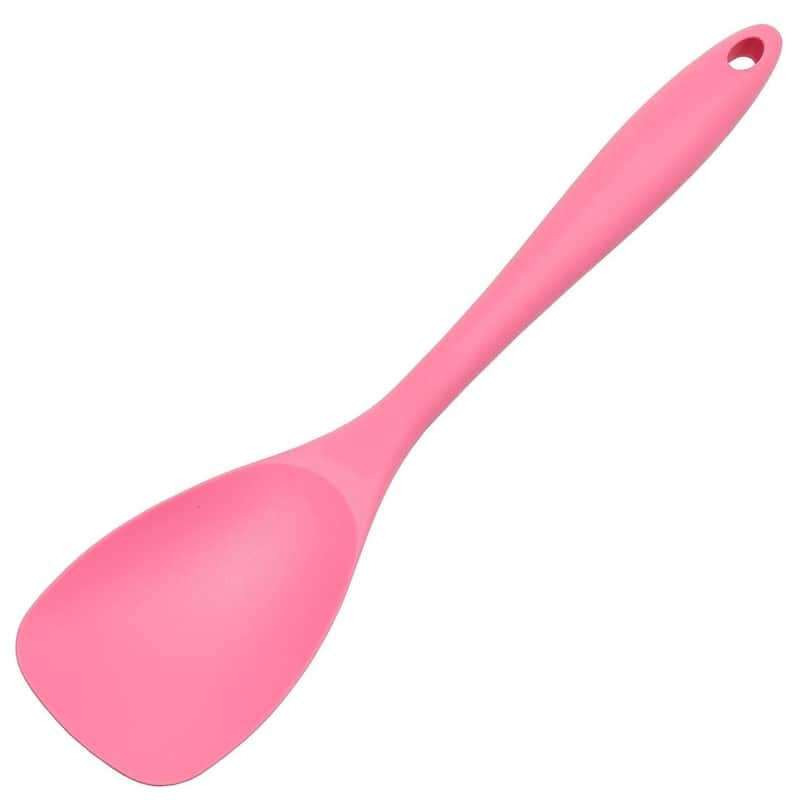 Chef Craft 11.5" Premium Heat Resistant Silicone Spoon Spatula Spoonula - Pink