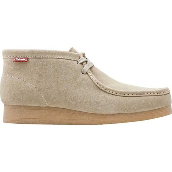 clarks stinson hi sand suede