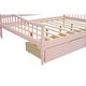 preview thumbnail 21 of 22, Multi-functional Design,Full Size Daybed with Trundle and Support Legs,Solid Construction