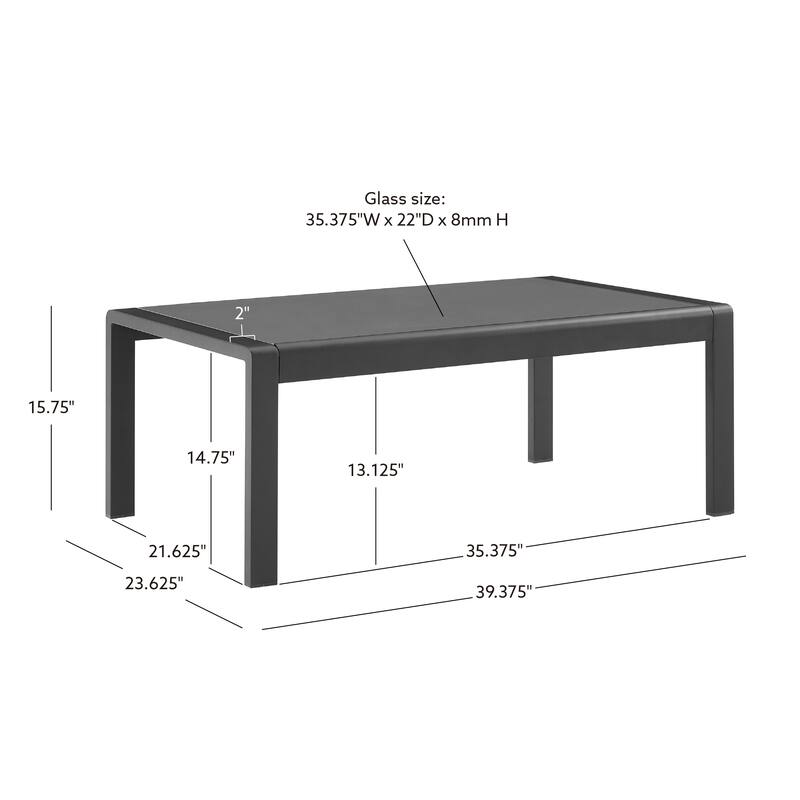 Nordwind Aluminum Outdoor Coffee Table