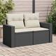 Option Black and cream with storage