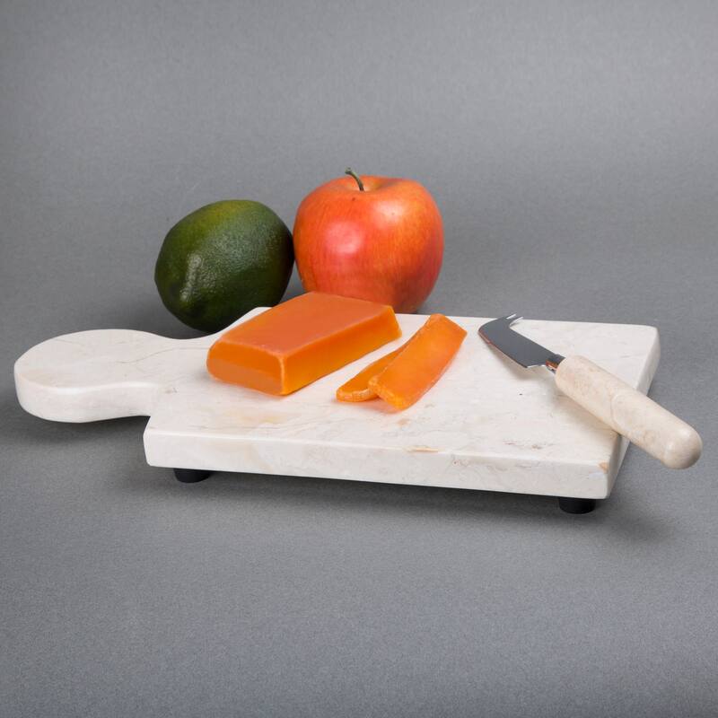 Creative Home Champagne Marble 12" x 6" Cheese Paddle Board