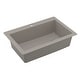 preview thumbnail 30 of 55, Karran Drop-In Quartz Composite 1-Hole Single Bowl Kitchen Sink - 33" x 22" x 9"