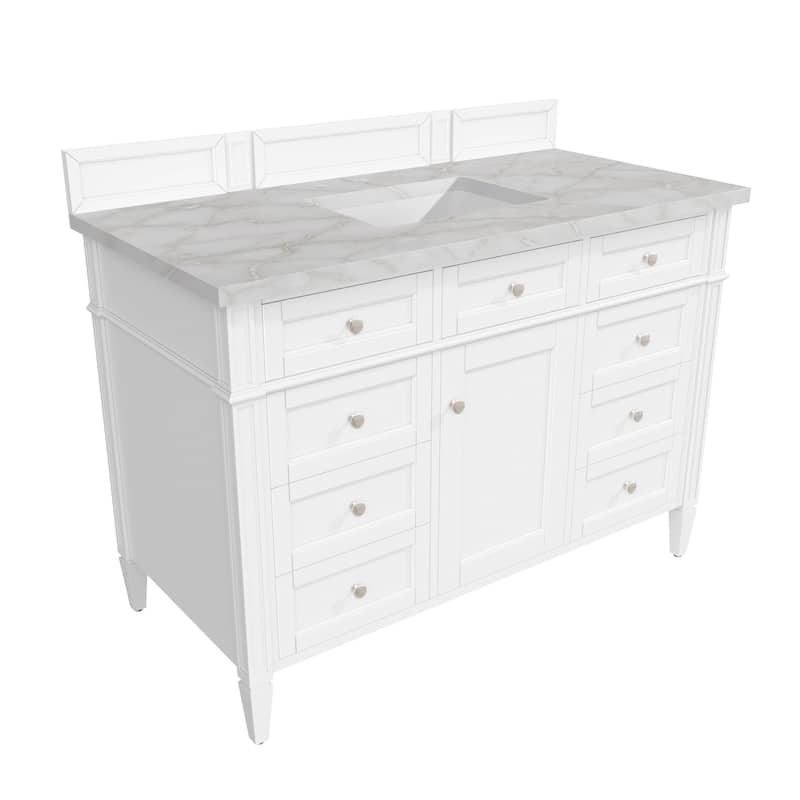 James Martin Vanities 655-V48-FVSL Brittany 48" Free Standing Single