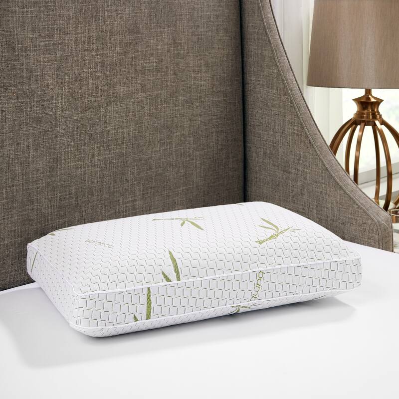 Bodipedic Green Tea Infused Memory Foam Bed Pillow