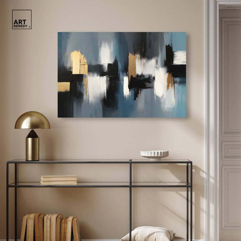 Within Blues Canvas by Art Remedy, Gallery Wrapped