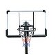 preview thumbnail 6 of 13, 7.5—10ft Outdoor Height Adjustable Basketball Hoop with Stable Base and Wheels - 44''×28''×120''