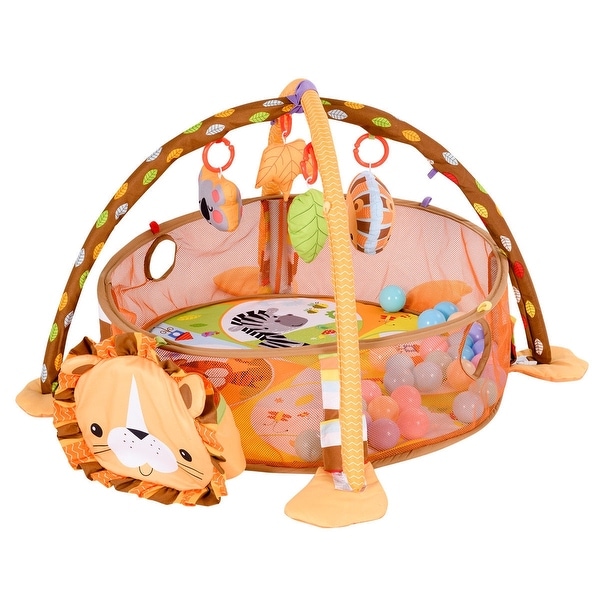 3 in 1 Cartoon Baby Infant Activity Gym Play Mat - Multi-Color. Opens flyout.