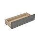 preview thumbnail 6 of 12, Twin over Full Bunk Kids Bed Frame with 2-Storage Drawers, Sturdy Slanted Ladder, No Box Spring Required, Easy Assembly, Grey