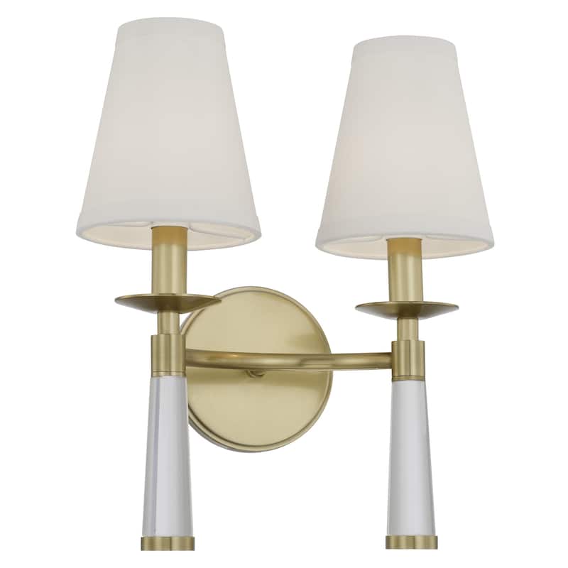 Crystorama Lighting Group Baxter 2 Light 15" Tall Wall Sconce