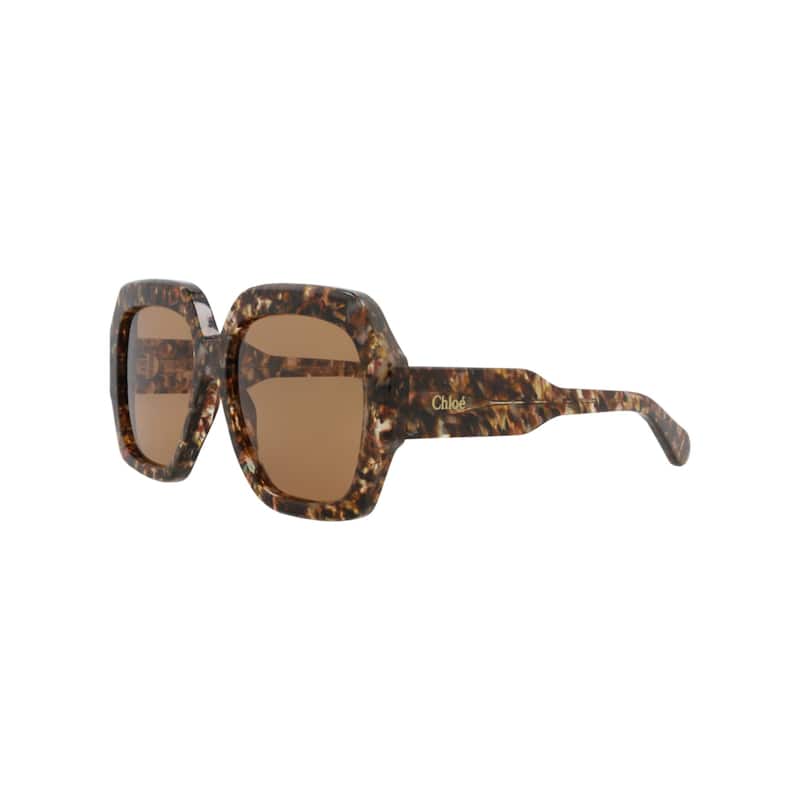 Chloé Square-Frame Recycled Acetate Sunglasses