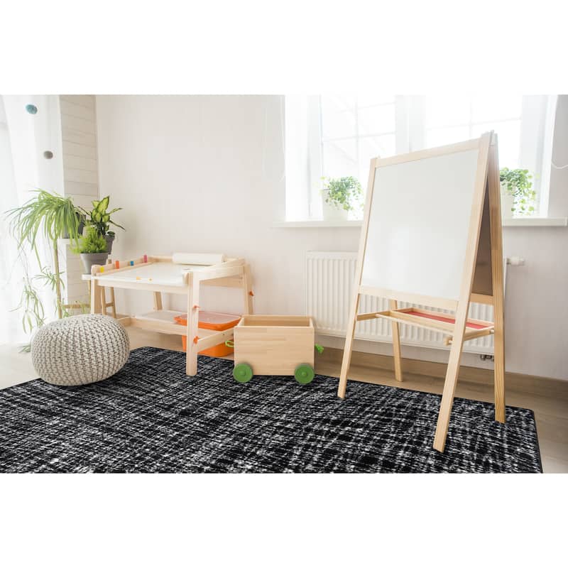 Joy Carpets Impressions Crisscross Area Rug