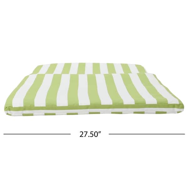 dimension image slide 1 of 12, Salem Outdoor Chaise Lounge Cushion by Christopher Knight Home