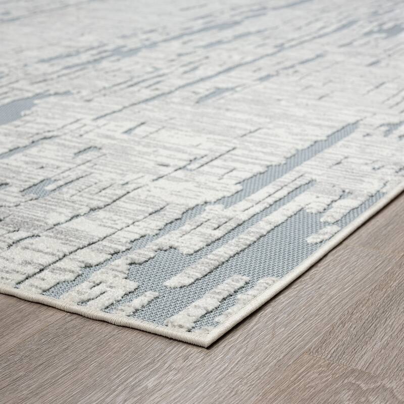 Cruise Industrial Stripe Indoor/Outdoor Area Rug