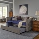 preview thumbnail 3 of 18, Kahler Weave Fabric Daybed with Metal Slats by iNSPIRE Q Classic