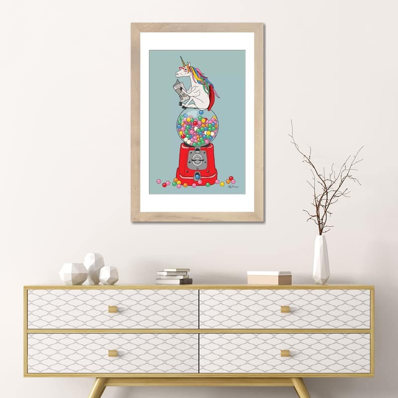 iCanvas "Unicorn Gumball Poop" by Notsniw Art
