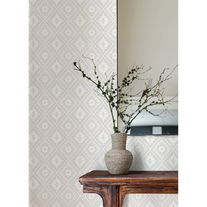 Camp Blanket Cream Wallpaper