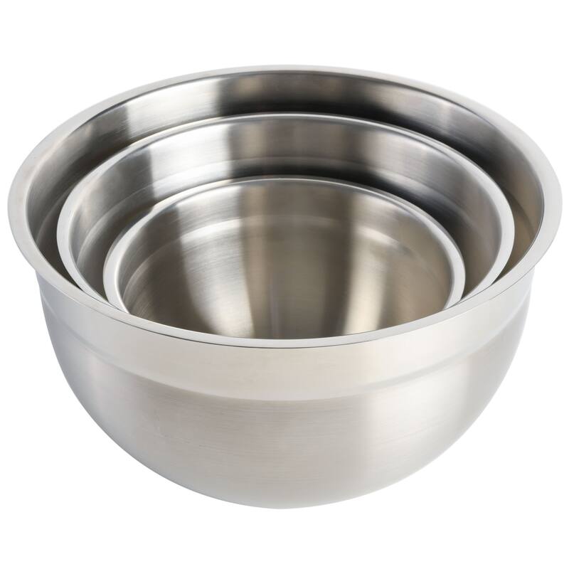Babish 3 Piece Stainless Steel Mixing Bowl Set
