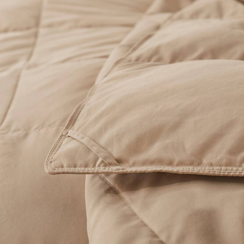 Lightweight Summer Flroal & Solid Printed Goose Feather Down Comforter Duvet Insert