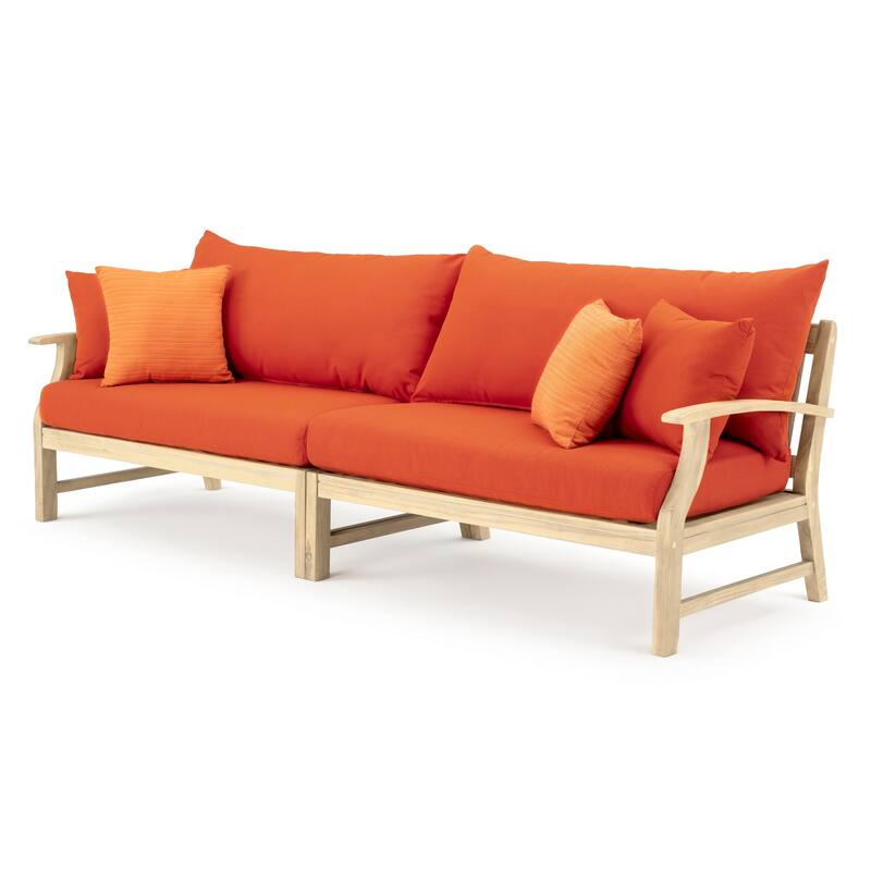 Kooper 6 Piece Sunbrella Outdoor Patio Sectional with Table