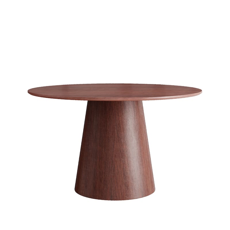 Wooden Round Dining Table for 4-6 Farmhouse
