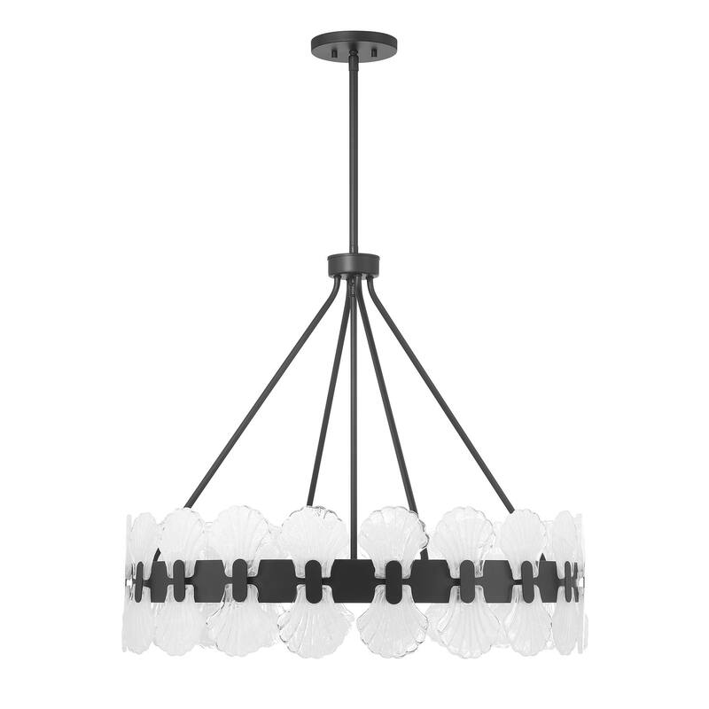Savoy House 1-3605-6 Bancroft 6 Light 30" Wide LED Drum Chandelier