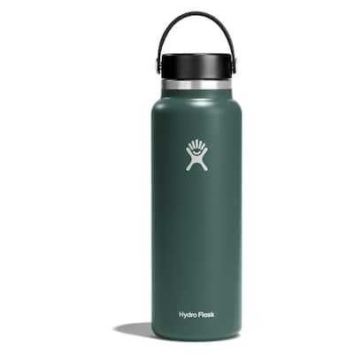 Wide Mouth with Flex Cap Insulated Water Bottle, 40oz, Fir