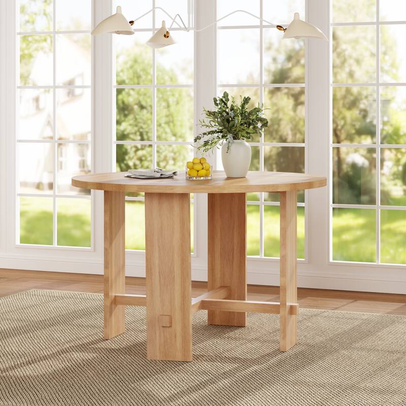 Christopher Knight Home - Natural Finish Round Dining Table - Natural