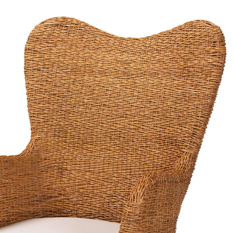Terra Bohemian Light Honey Rattan Arm Chair