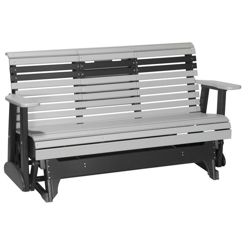 Poly Lumber Plain Rollback Patio Glider